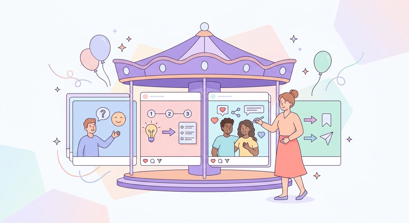 Carrousel Instagram : comment en créer un qui engage vraiment