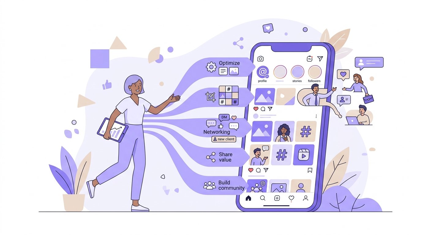 Comment trouver des clients sur Instagram quand on est indépendant